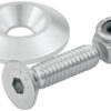 ALLSTAR PERFORMANCE Countersunk Bolts 1/4in w/1.25in Washer 10pk ALL18634