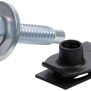 ALLSTAR PERFORMANCE Body Bolt Kit w/ Clips 50pk Silver ALL18656-50