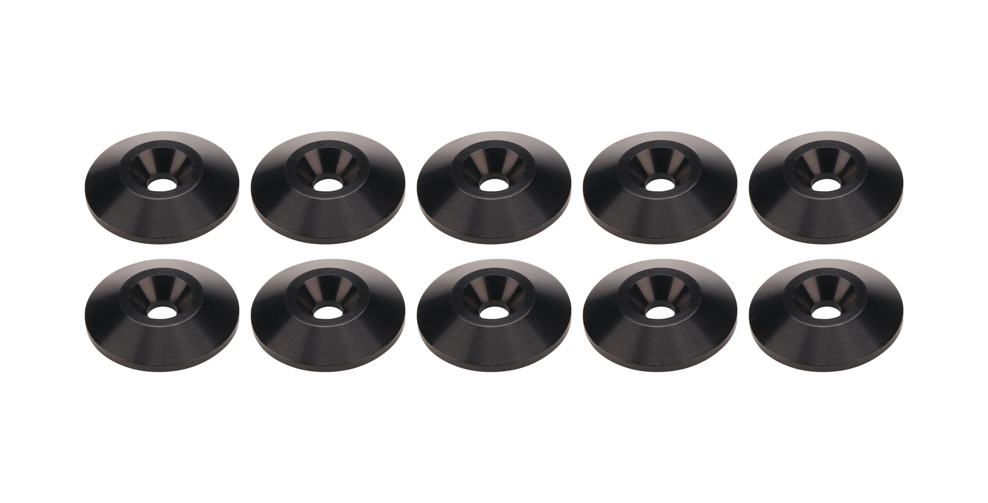 ALLSTAR PERFORMANCE Countersunk Washer Black #10 10pk ALL18661