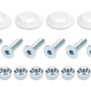 ALLSTAR PERFORMANCE Countersunk Bolt Kit White 10pk ALL18681