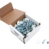 ALLSTAR PERFORMANCE Countersunk Bolt Kit White 50pk ALL18681-50