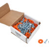 ALLSTAR PERFORMANCE Countersunk Bolt Kit Orange 50pk ALL18684-50