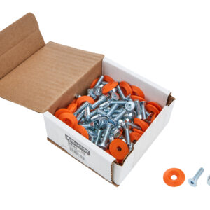ALLSTAR PERFORMANCE Countersunk Bolt Kit Orange 50pk ALL18684-50