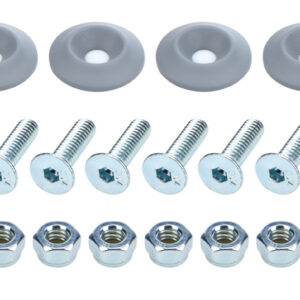 ALLSTAR PERFORMANCE Countersunk Bolt Kit Silver 10pk ALL18685