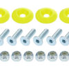 ALLSTAR PERFORMANCE Countersunk Bolt Kit Fluorescent Yellow 10pk ALL18688