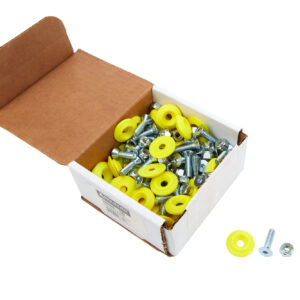 ALLSTAR PERFORMANCE Countersunk Bolt Kit Fluorescent Yellow 50pk ALL18688-50