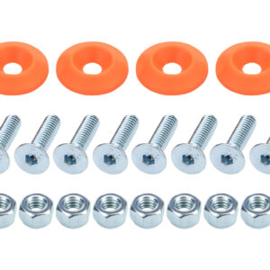 ALLSTAR PERFORMANCE Countersunk Bolt Kit Fluorescent Orange 10pk ALL18689