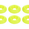 ALLSTAR PERFORMANCE Countersunk Washer Fluorescent Yellow 10pk ALL18698