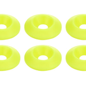ALLSTAR PERFORMANCE Countersunk Washer Fluorescent Yellow 10pk ALL18698