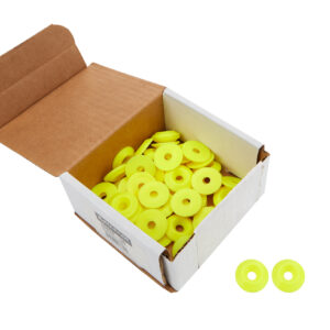 ALLSTAR PERFORMANCE Countersunk Washer Fluorescent Yellow 50pk ALL18698-50