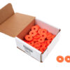 ALLSTAR PERFORMANCE Countersunk Washer Fluorescent Orange 50pk ALL18699-50