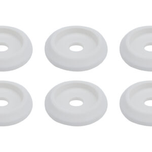ALLSTAR PERFORMANCE Body Bolt Washer Plastic White 10pk ALL18846