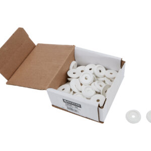 ALLSTAR PERFORMANCE Body Bolt Washer Plastic White 50pk ALL18846-50