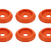 ALLSTAR PERFORMANCE Body Bolt Washer Plastic Orange 10pk ALL18849