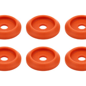 ALLSTAR PERFORMANCE Body Bolt Washer Plastic Orange 10pk ALL18849
