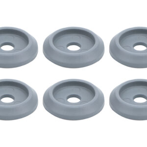 ALLSTAR PERFORMANCE Body Bolt Washer Plastic Silver 10pk ALL18850