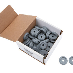 ALLSTAR PERFORMANCE Body Bolt Washer Plastic Silver 50pk ALL18850-50