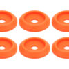 ALLSTAR PERFORMANCE Body Bolt Washer Plastic Fluorescent Orange 10pk ALL18854