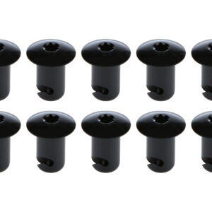 ALLSTAR PERFORMANCE Oval Hd T-30 Torx Fast. 7/16 .500in 10pk Alum Bl ALL19073