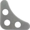 ALLSTAR PERFORMANCE 1/8in Gusset 3-Holes 100pk ALL22196-100