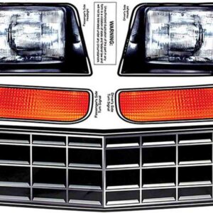 ALLSTAR PERFORMANCE M/C SS Nose Decal Kit Stock Grille 1983-88 ALL23014