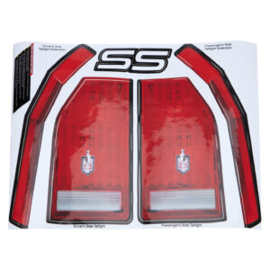 ALLSTAR PERFORMANCE M/C SS Tail Decal Kit 1983-88 ALL23017