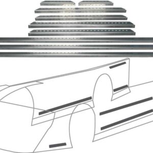 ALLSTAR PERFORMANCE LM Alum Body Brace Kit ALL23107