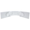 ALLSTAR PERFORMANCE Fiberglass Curved Dash Panel White ALL23242