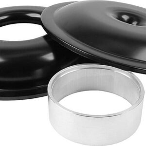 ALLSTAR PERFORMANCE LW 14in A/C Kit Black No Element 2in Spacer ALL25907