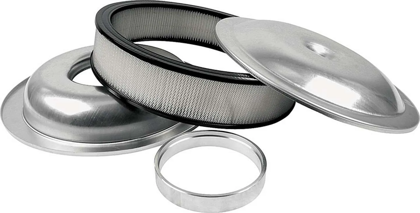 ALLSTAR PERFORMANCE LW 14in A/C Kit Plain 4in Paper Element ALL25914
