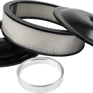 ALLSTAR PERFORMANCE LW 14in A/C Kit Black 4in Paper Element ALL25915