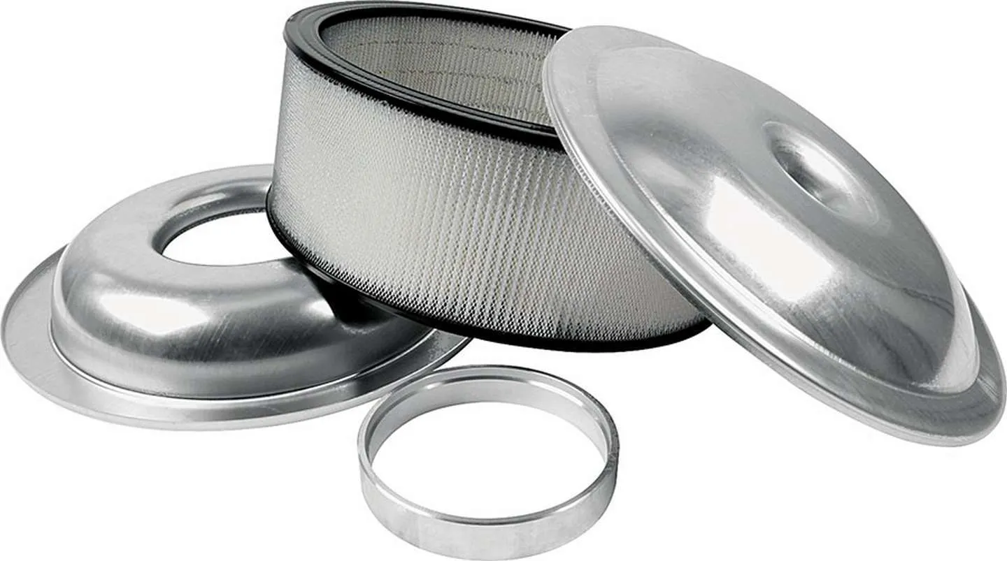ALLSTAR PERFORMANCE LW 14in A/C Kit Plain 5in Paper Element ALL25916