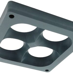 ALLSTAR PERFORMANCE Carb Spacer 4500 Tapered 4 Hole 1.00in ALL25996