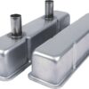 ALLSTAR PERFORMANCE Valve Covers SBC Steel Raw w/Tubes ALL26143