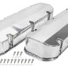ALLSTAR PERFORMANCE Valve Covers BBC Fab Aluminum w/o Holes ALL26176