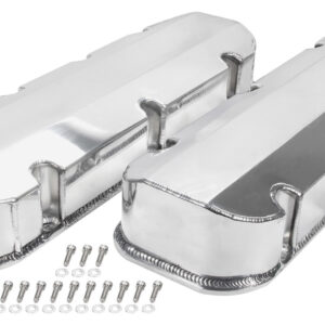 ALLSTAR PERFORMANCE Valve Covers BBC Fab Aluminum w/o Holes ALL26176