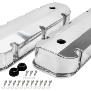 ALLSTAR PERFORMANCE Valve Covers BBC Fab Aluminum w/ Holes ALL26177