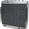 ALLSTAR PERFORMANCE Radiator 1957 Chevy 6cyl w/ Trans Cooler ALL30007