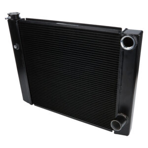 ALLSTAR PERFORMANCE Dual Pass Radiator 19x31 1 Row Lightweight Black ALL30347