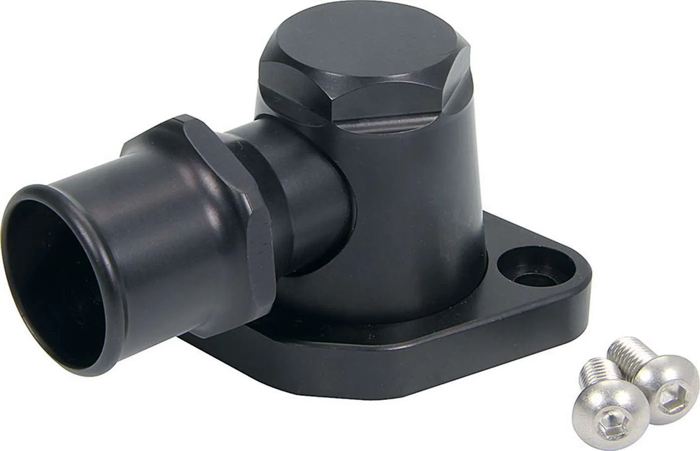 ALLSTAR PERFORMANCE Billet Water Neck 1-1/2in Black ALL30370