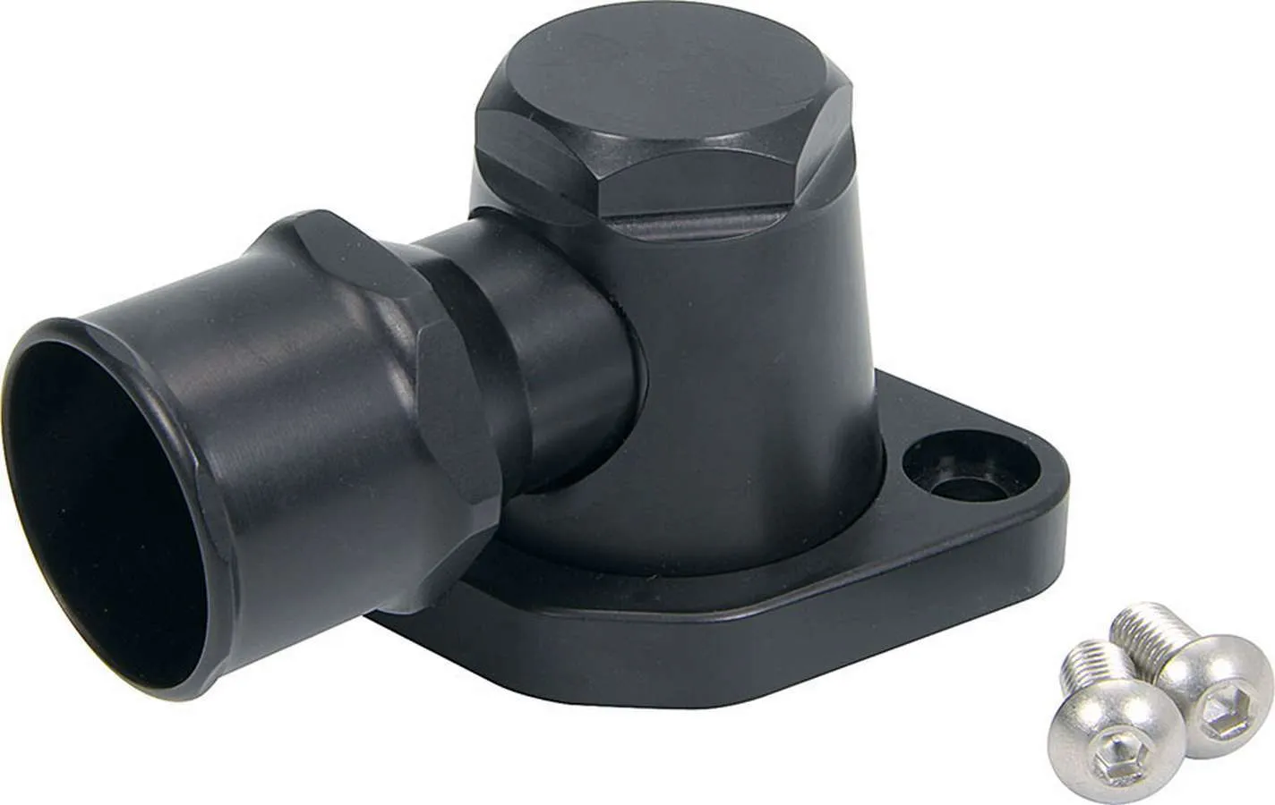 ALLSTAR PERFORMANCE Billet Water Neck 1-3/4in Black ALL30371