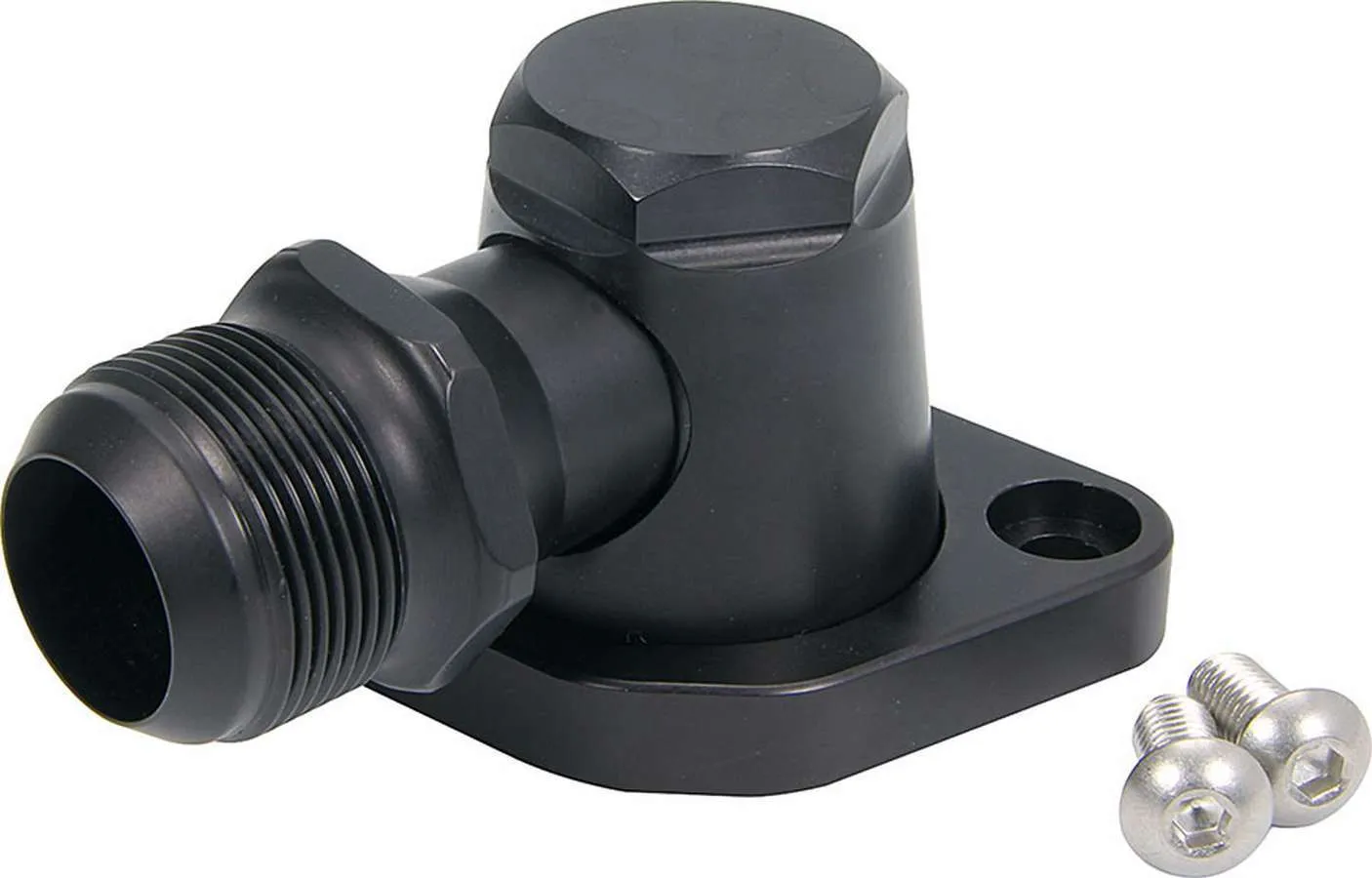 ALLSTAR PERFORMANCE Billet Water Neck 20AN Black ALL30373