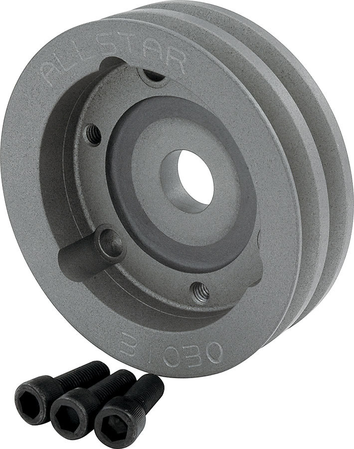 ALLSTAR PERFORMANCE Crank Pulley 2 Groove 4.750in Dia ALL31030