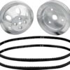 ALLSTAR PERFORMANCE 1:1 Pulley Kit for use w/o Power Steering ALL31083