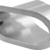 ALLSTAR PERFORMANCE Exhaust Shield Oval Dual Angle Exit ALL34182
