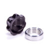 ALLSTAR PERFORMANCE Filler Cap Black with Weld-In Alum Bung Small ALL36164