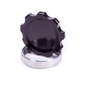 ALLSTAR PERFORMANCE Filler Cap Black with Weld-In Alum Bung Large ALL36171