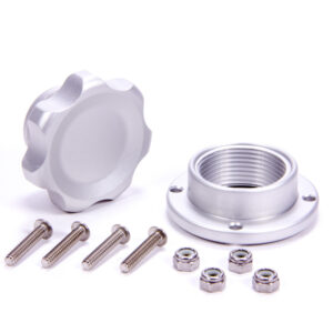 ALLSTAR PERFORMANCE Filler Cap Silver with Bolt-In Alum Bung Small ALL36180