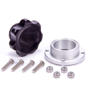 ALLSTAR PERFORMANCE Filler Cap Black with Bolt-In Alum Bung Small ALL36181