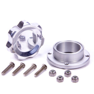 ALLSTAR PERFORMANCE Filler Cap Polished with Bolt-In Alum Bung Small ALL36183